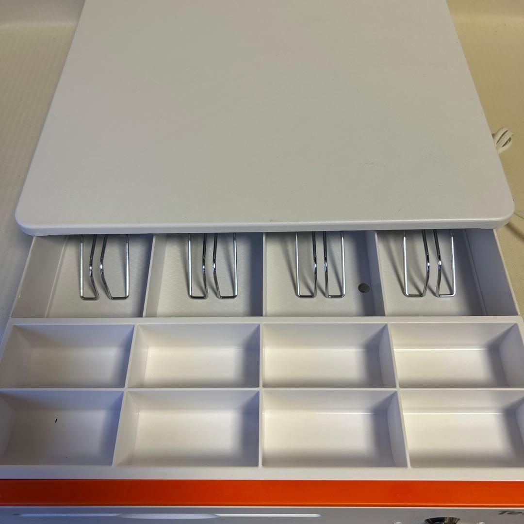 Tera キャッシュボックス 鍵付き ホワイト