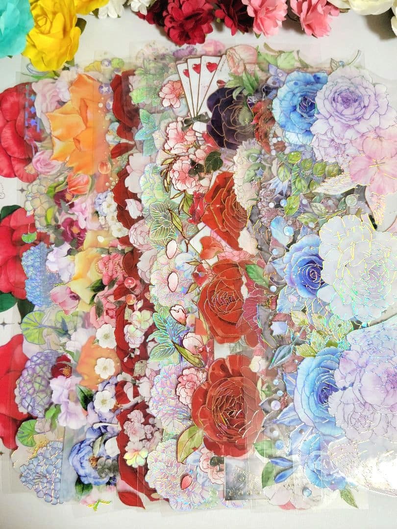 海外マステ切り売りお花セット