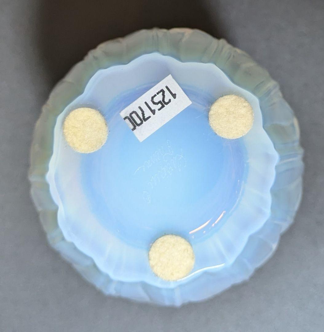 R LALIQUE ラリック　VASE 　オパルセント　チューリップ　クリスタル