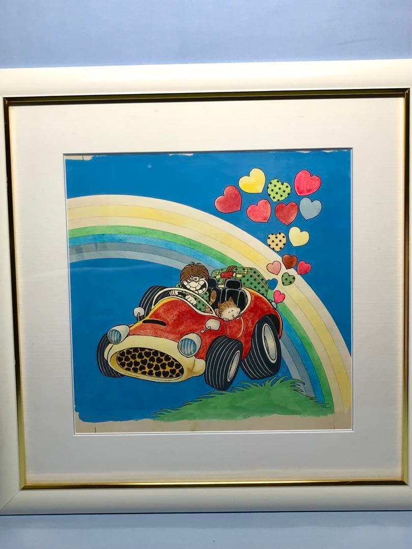 松本零士　トヨタバックミラー44号表紙原画