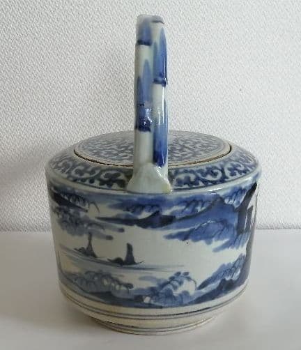 古伊万里　蛸唐草酒つぎ