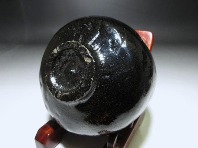 楽吉左衛門四代 一入 立鶴茶碗／裏千家十一代 玄々斎 書付・歌銘在り