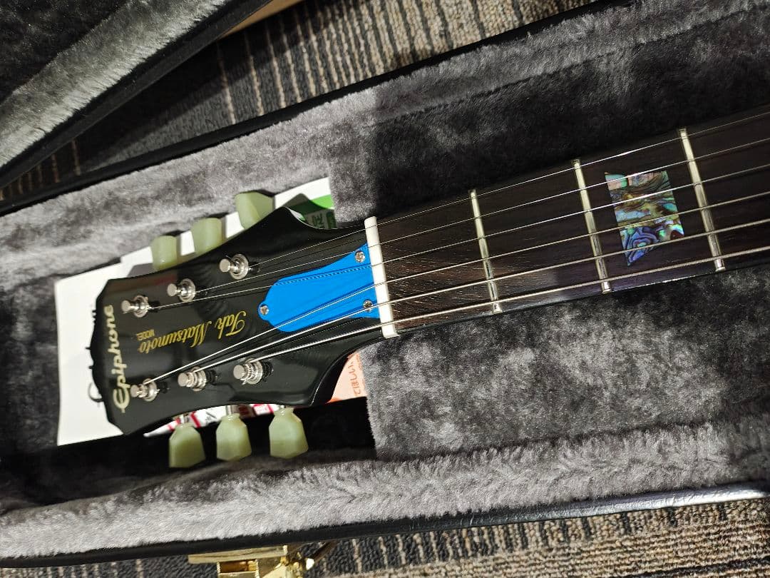 ギター EpiphoneTakDCStandard Plus Top Aqua Blue