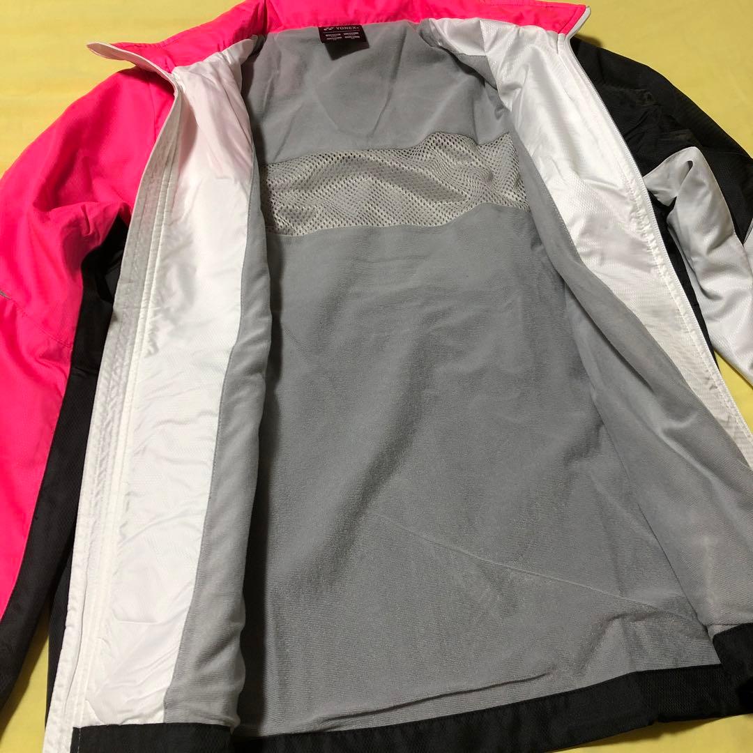 YONEX ウォームアップジャケット JP SS ピンク/黒/白　【新品未使用】
