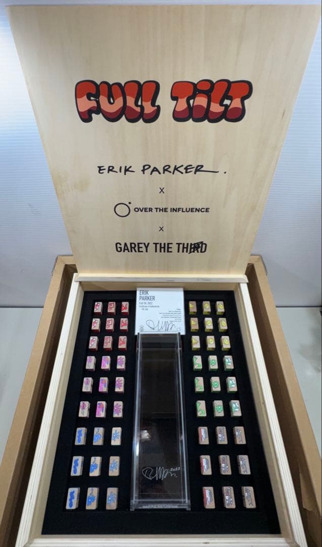 入手困難！！！ 稀少ERIK PARKER 限量100 親筆簽名 積木 レア