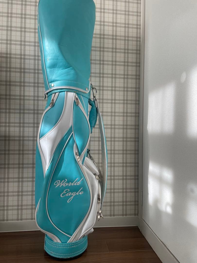 World Eagle ゴルフバッグ 水色