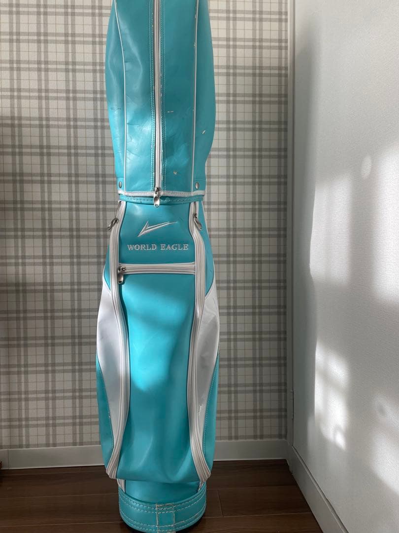 World Eagle ゴルフバッグ 水色