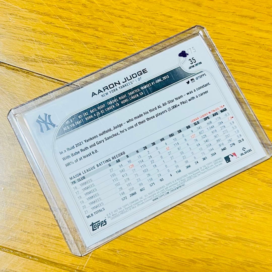 Aaron Judge カード Japan Edition　75シリ