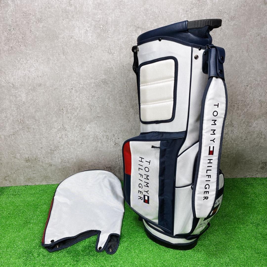 【極美品】トミーヒルフィガートリコロール スタンド キャディバッグ ゴルフ