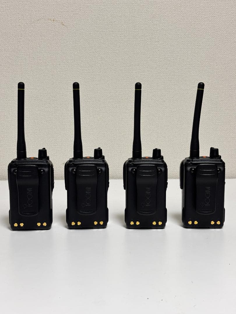 【定価13万円】アイコム IC-DPR6 4台 イヤホンマイク・ケース付