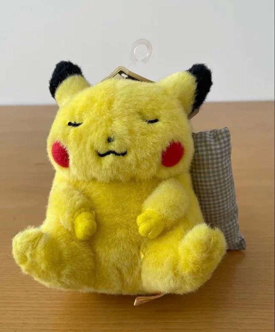 TOMY ポケットモンスター ピカチュウ ぬいぐるみ おやすみ　1998　枕