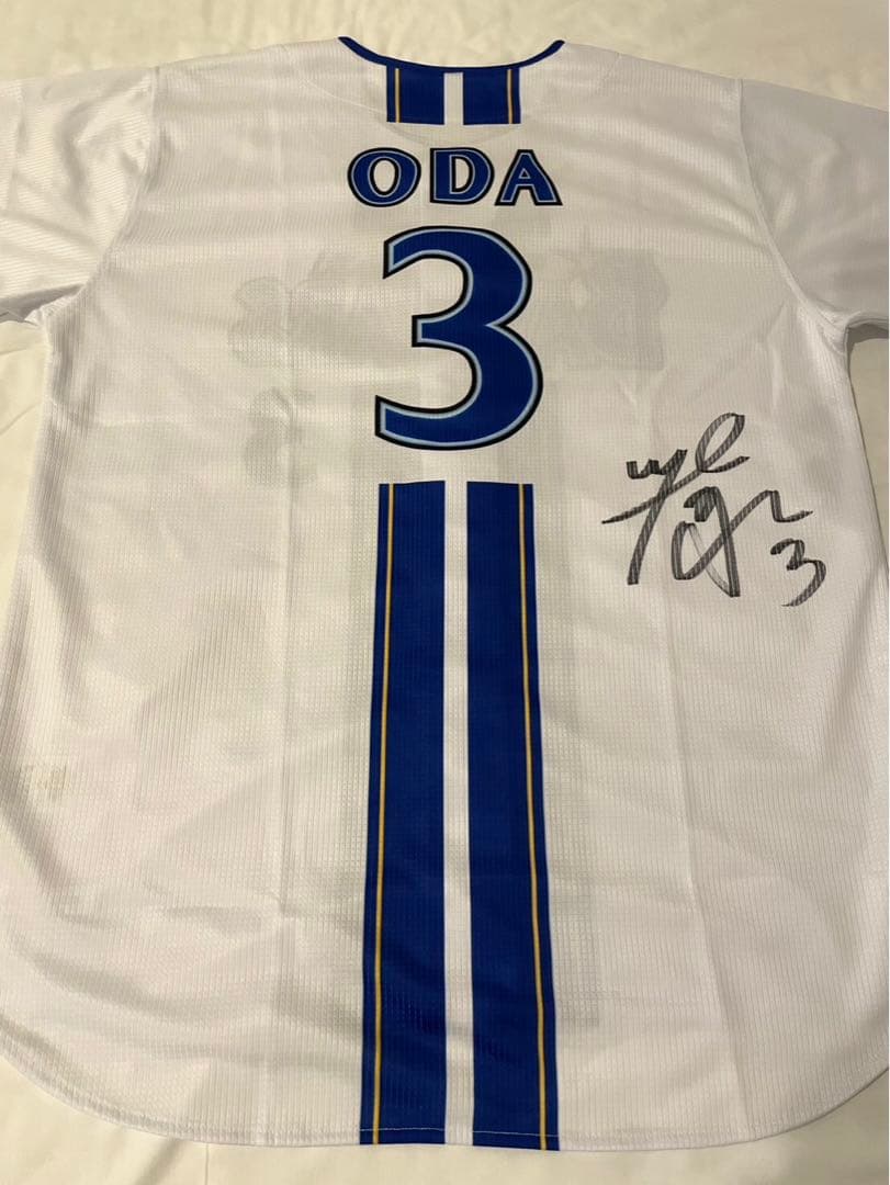 DeNAベイスターズ 小田康一郎 直筆サイン入りユニフォーム Oサイズ