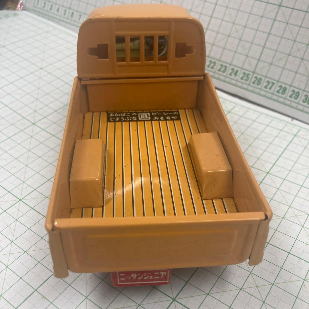 1950年代旧バンダイ赤箱シリーズ、日産ジュニアトラックのブリキスケールミニカー