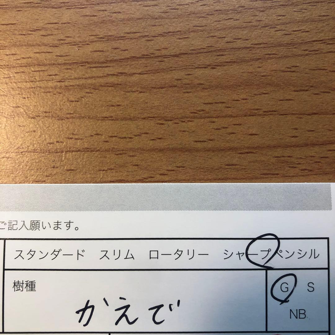 【即売】野原工芸　新型シャープペンシル　楓
