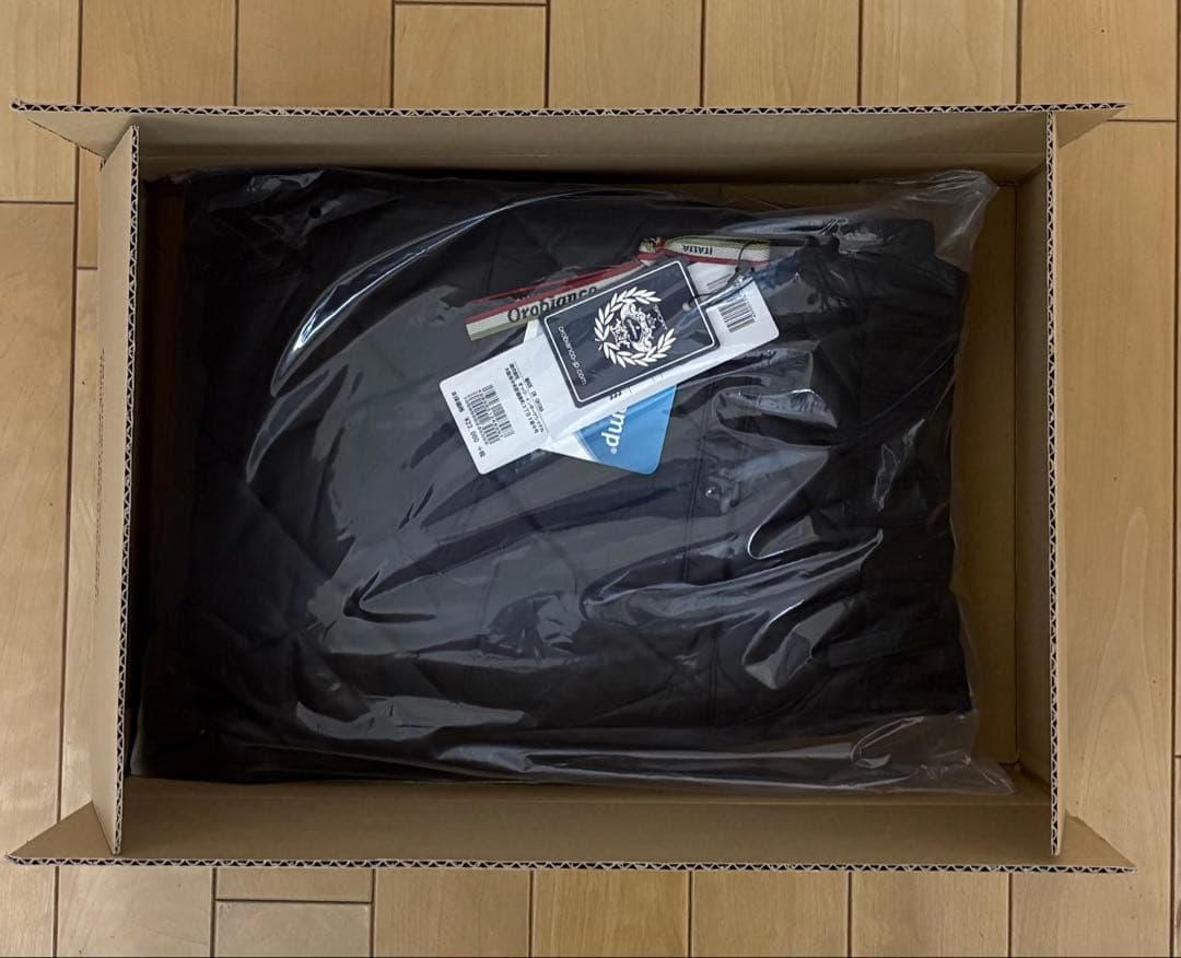 オロビアンコ キルティングスリムパンツ ブラック