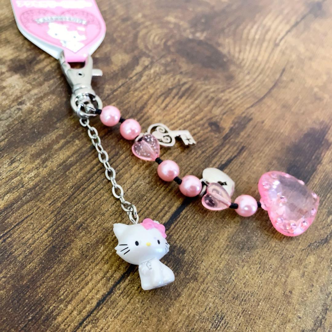 【激レア 】希少　チャーミーキティ　アクセサリーホルダー　クリアハート＆パール