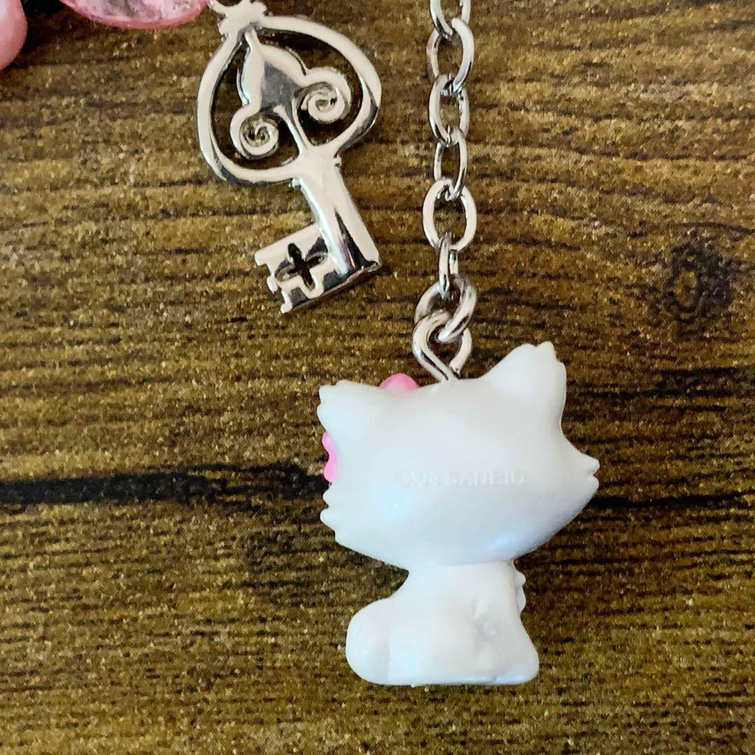 【激レア 】希少　チャーミーキティ　アクセサリーホルダー　クリアハート＆パール