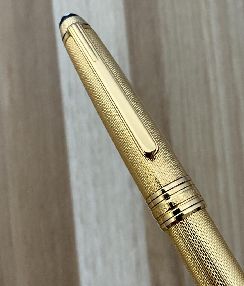 超美品 モンブラン ソリテール 1644 ゴールドプレート バーレイ ボールペン