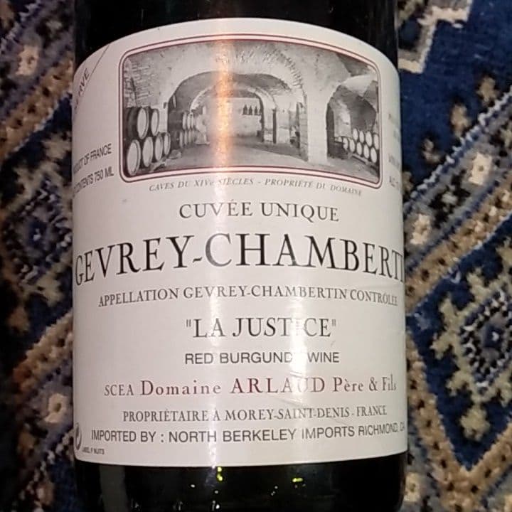 アルロー、マニャン、ジュベシャンベルタン2002,1998