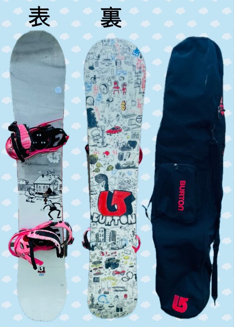 BURTON バートン メンズ スノーボードセット　スノーボード　スキー　セット