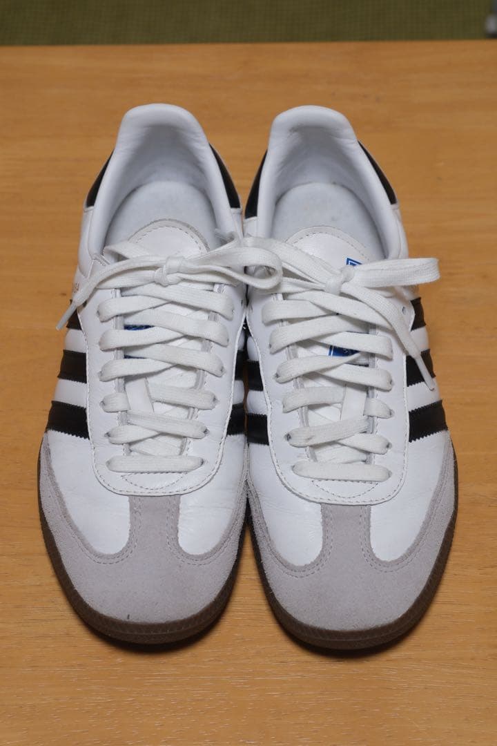 adidas Samba サンバ ホワイト/ブラック　25.5cm