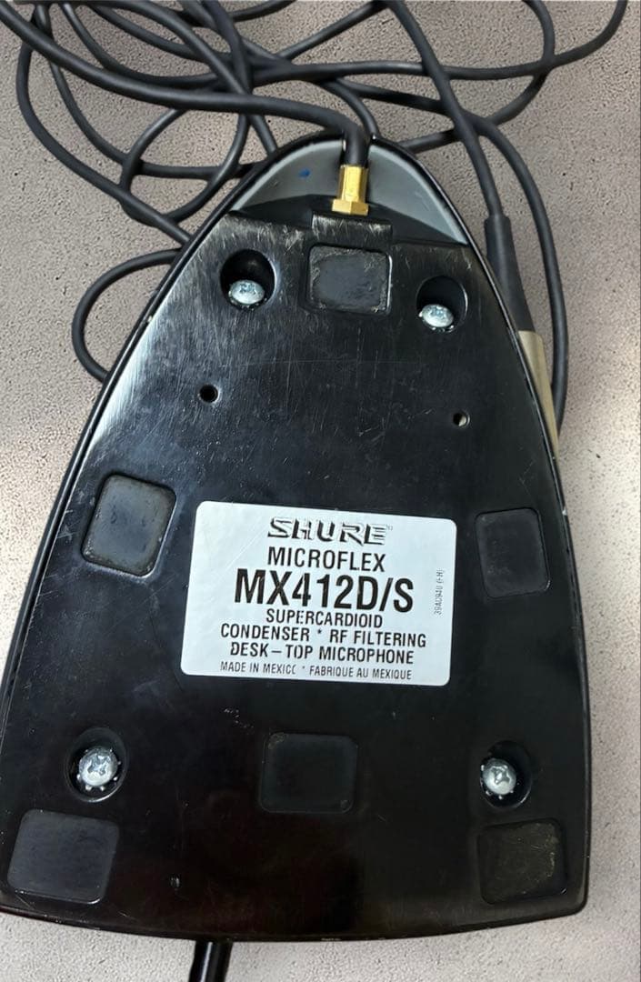 SHURE MX412D/S 会議・講演用 マイクロフォン