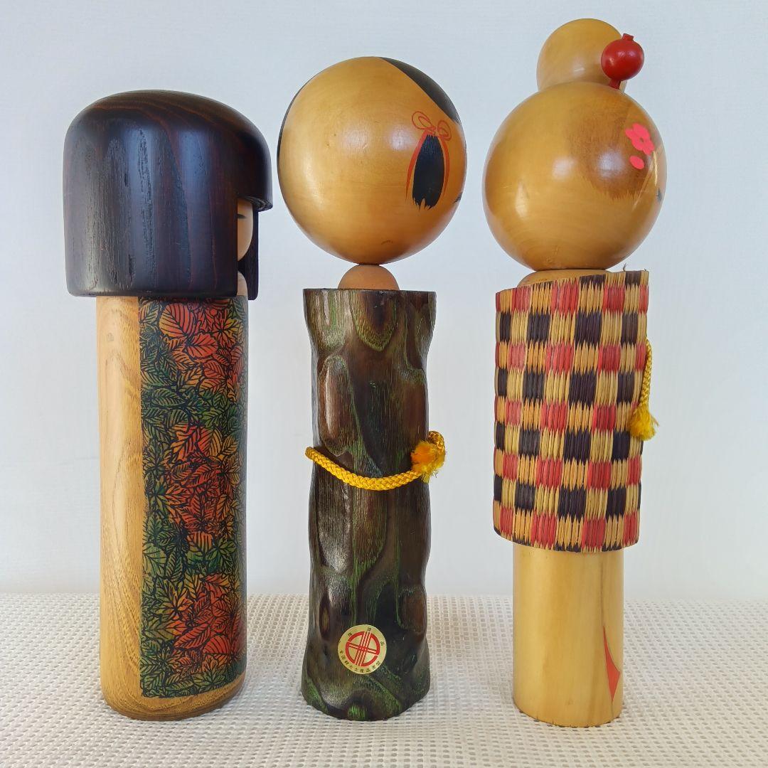 創作こけし 5体まとめて