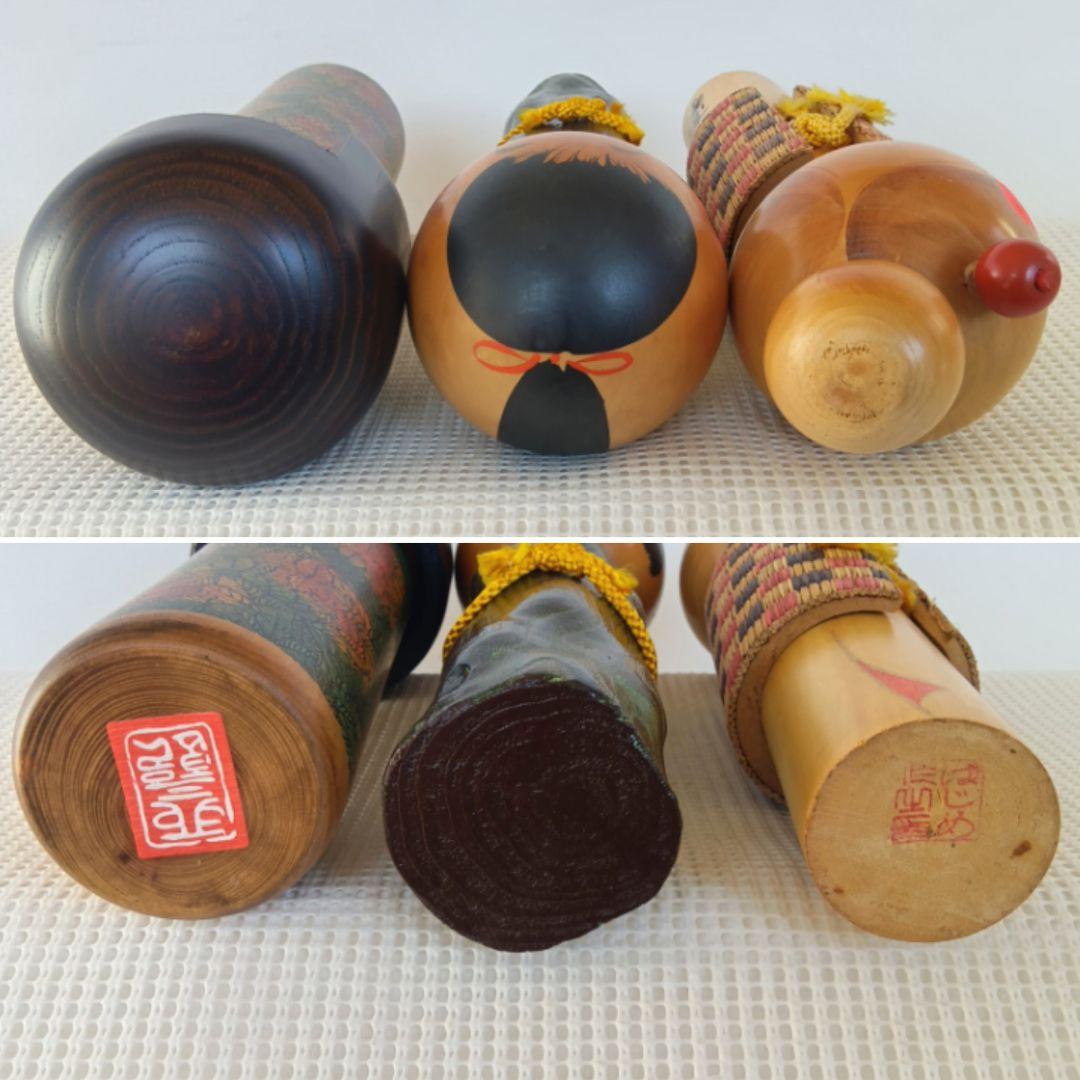 創作こけし 5体まとめて