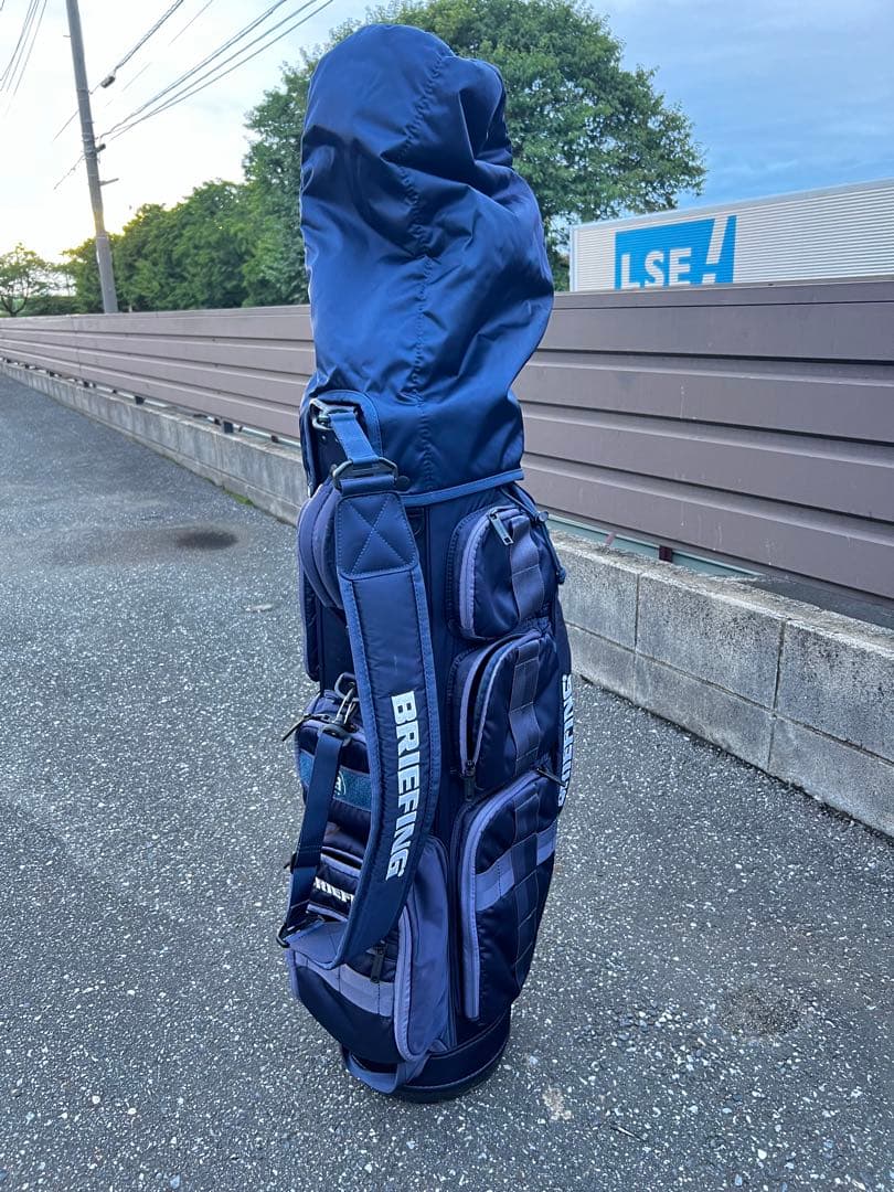 BRIEFING キャディバッグ ネイビー