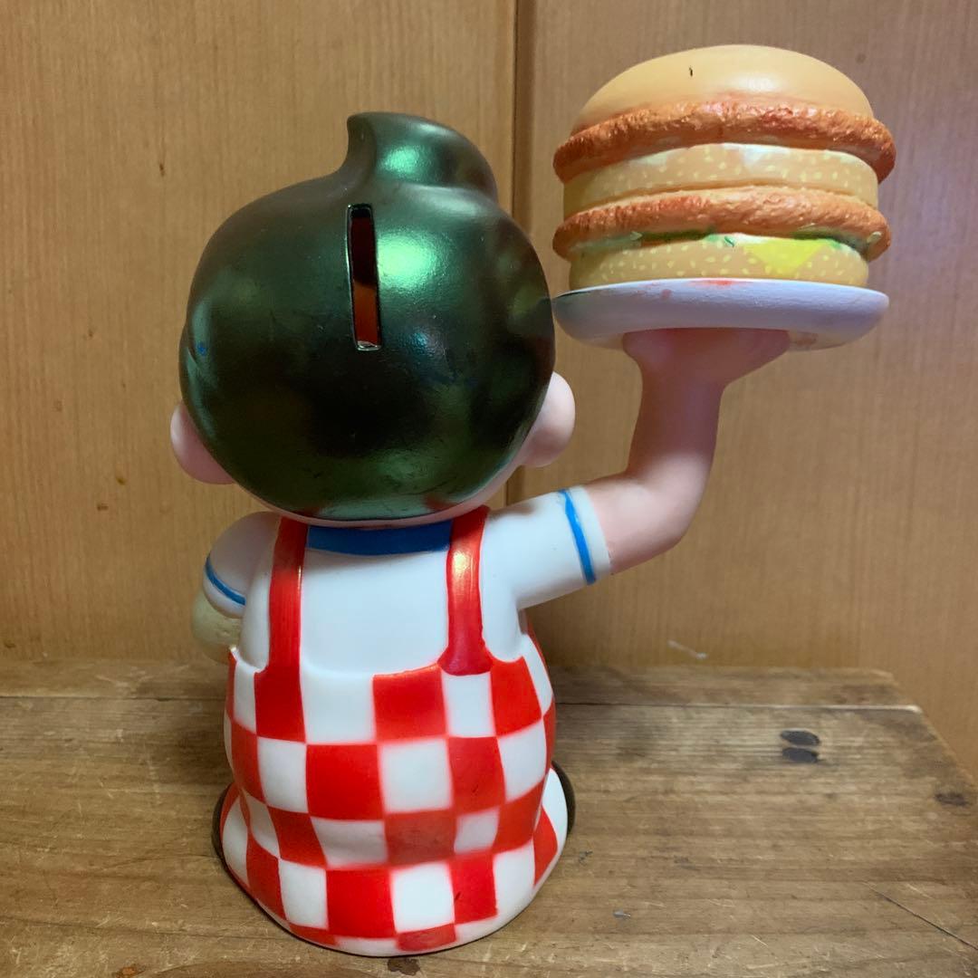 激レアアンティーク　BIG BOY マネーバンク　緑メタリック髪色バージョン