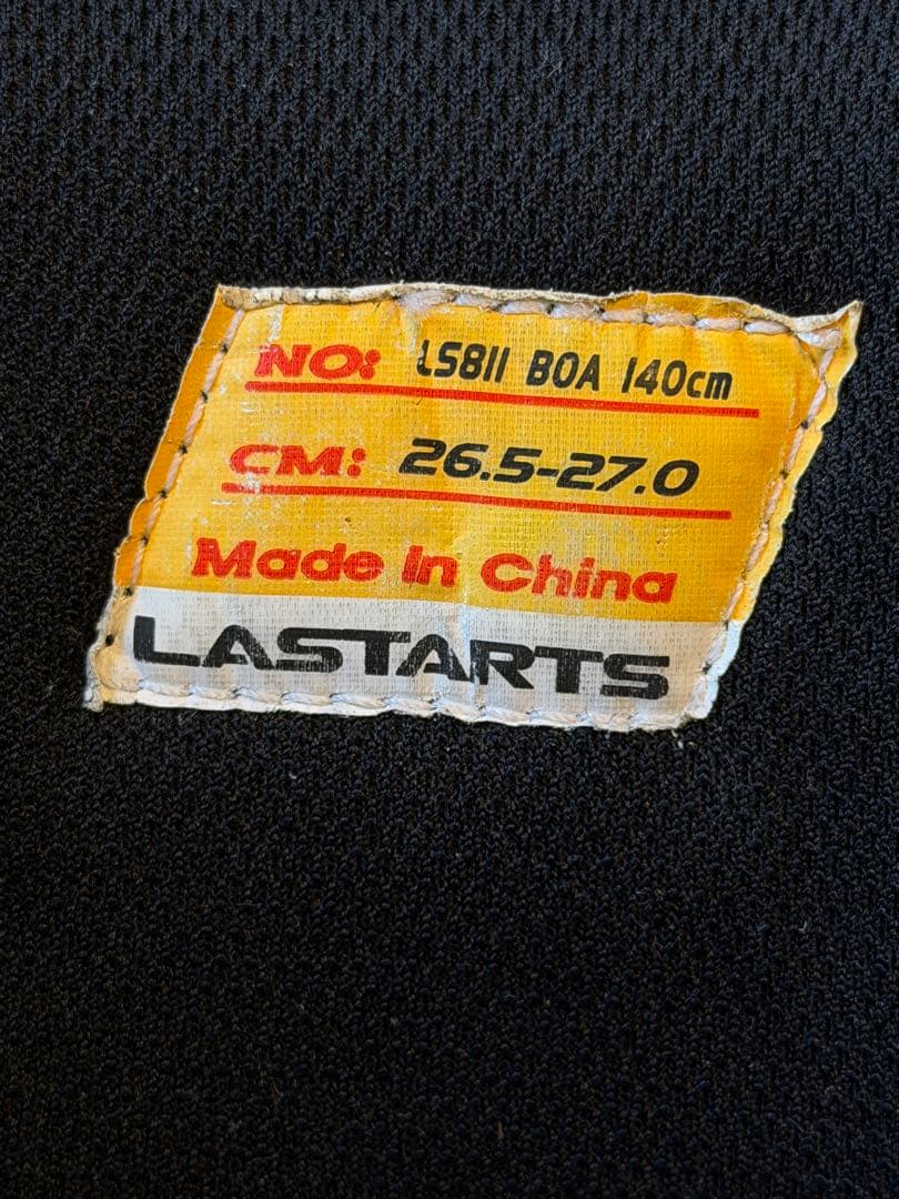 LASTARTS/スノーボード/boa/27cm/ブーツ/ブラック/US9/良品