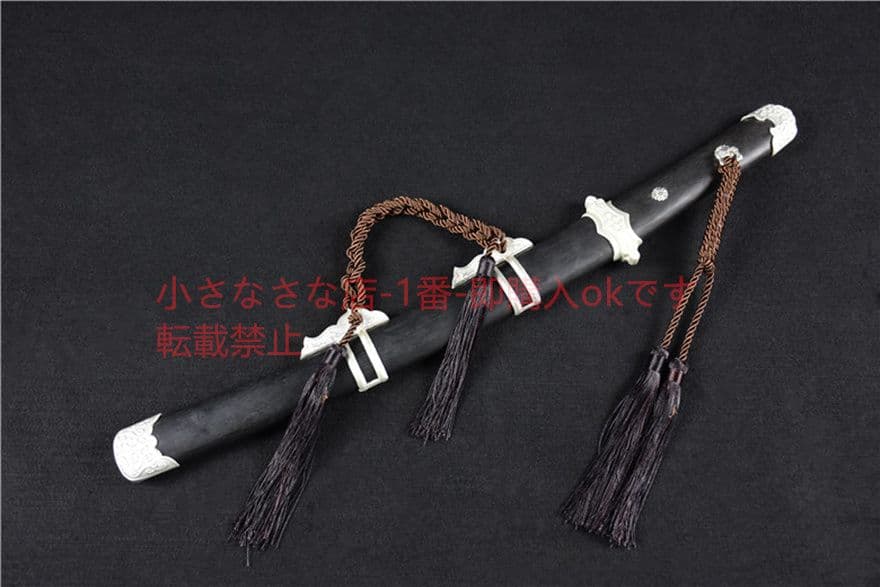 曲げ型簡装唐刀（短めの花梨木鞘）古兵器   武具　刀装具　日本刀　模造刀 居合刀