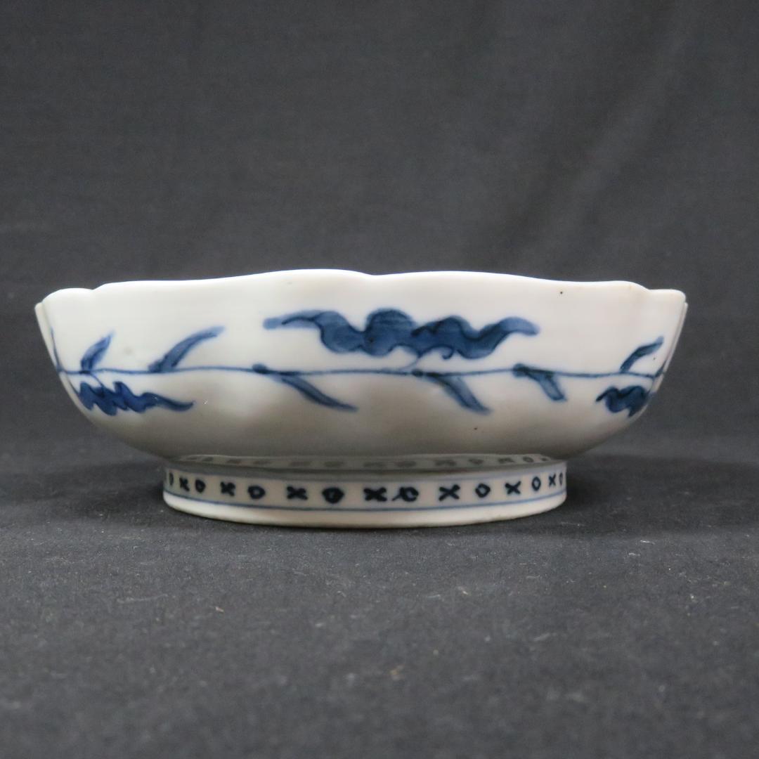 なます皿 4枚 源江製 竜 色絵付 金彩 花 豪華 蛇の目 江戸か