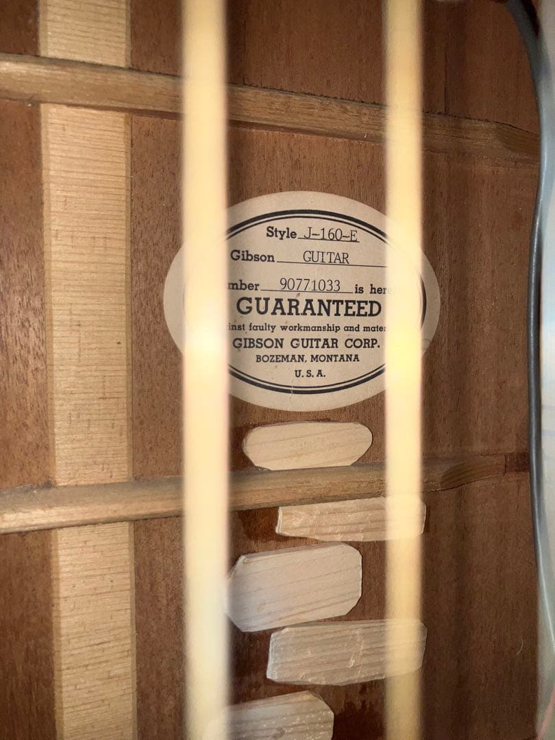 Gibson J-160E 1991年？ ギブソン　訳アリ　ギター　アコギ
