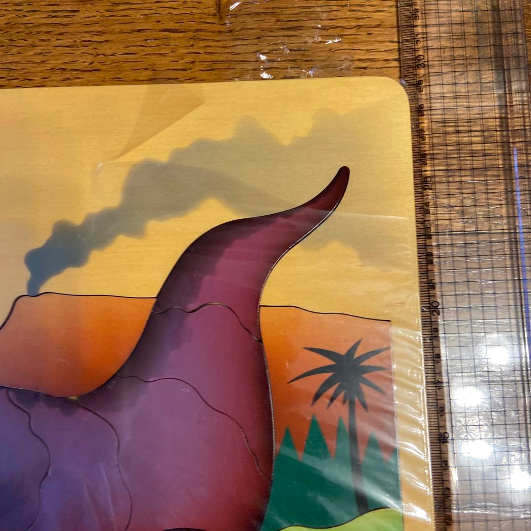 キッズプラザ大阪　ジグソーパズル　恐竜　木製