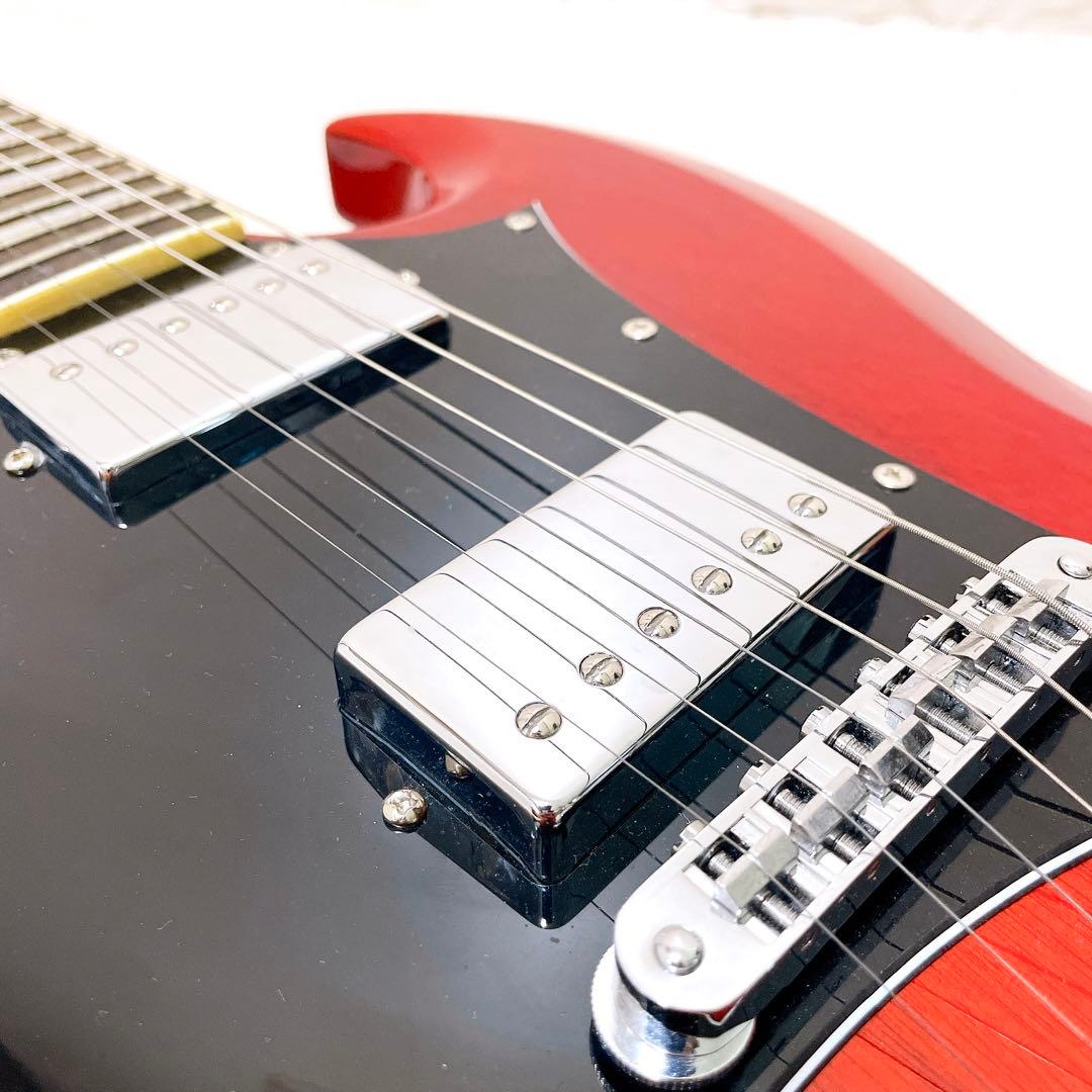 美品 BLITZ SG ブリッツ レフトハンド レフティ エレキギター レッド