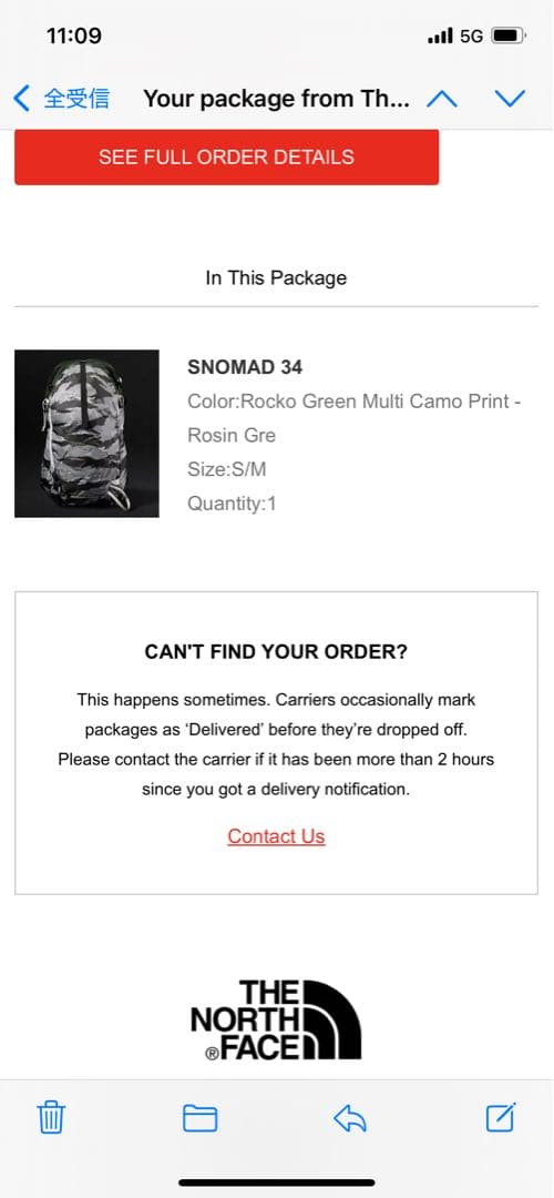 THE NORTH FACE SNOMAD 34 US限定