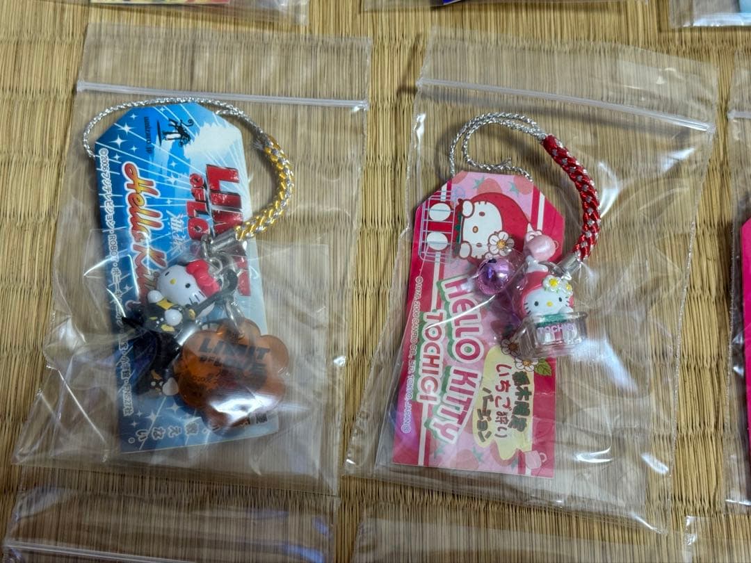 レア☆ハローキティ ご当地根付け　ストラップ 15個セット