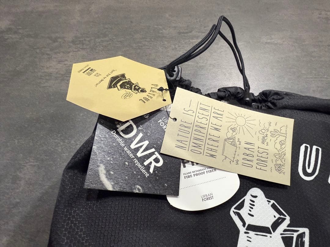 幕男 黒　タープ thearth ざぁーす