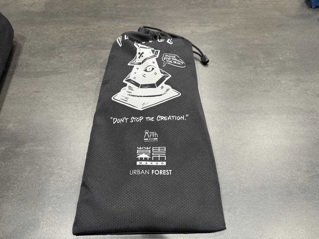 幕男 黒　タープ thearth ざぁーす