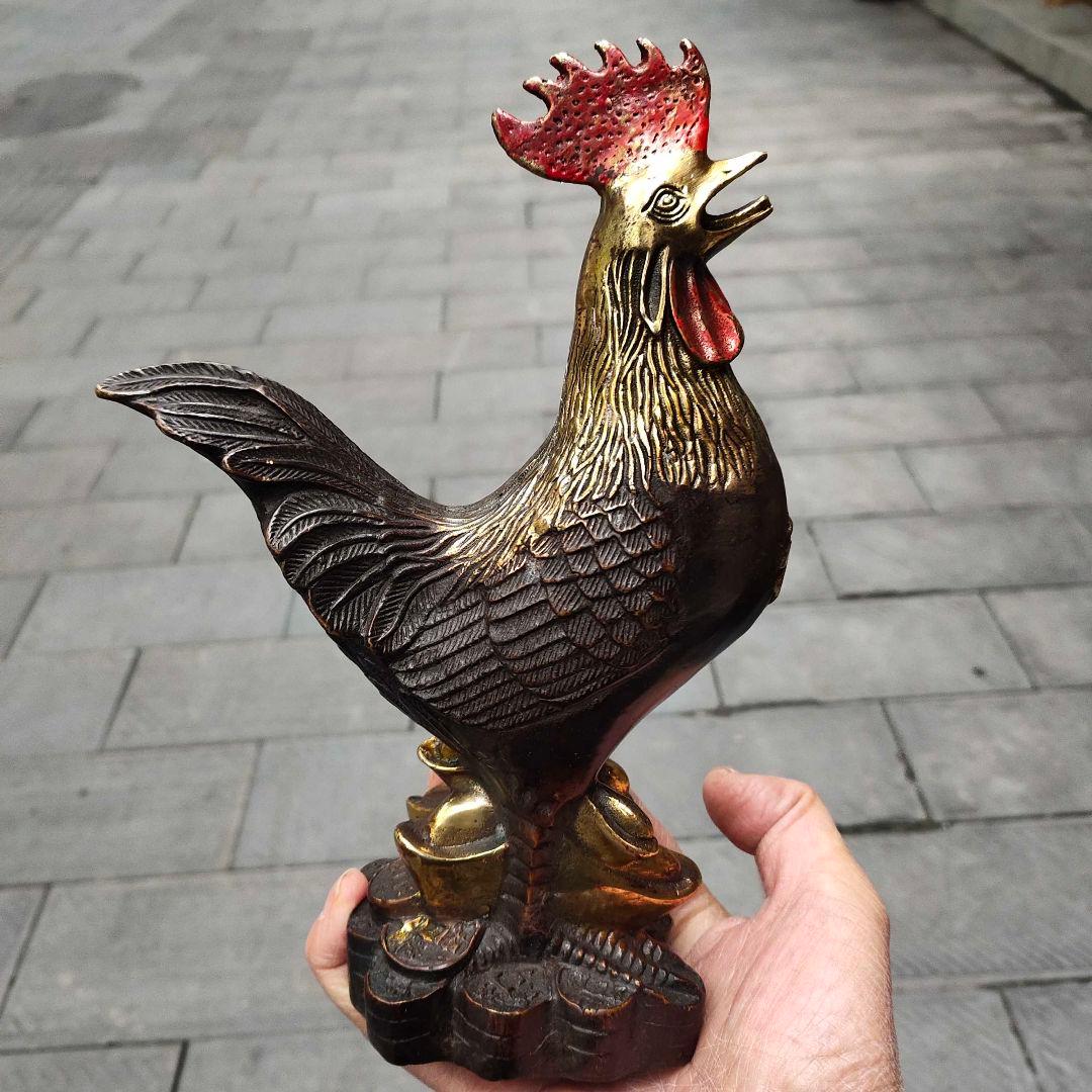 雄鶏 装飾品 工芸品 美術品 置物