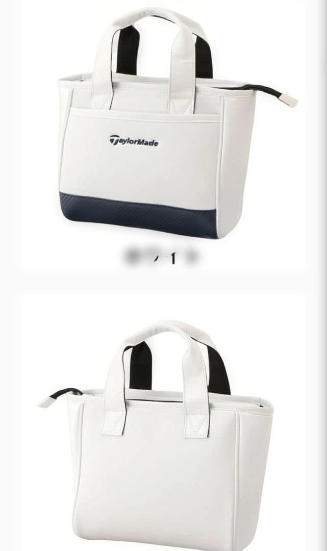 ハ*イ様 TaylorMade トートバッグ ホワイト/ネイビー (ゴルフキャッ