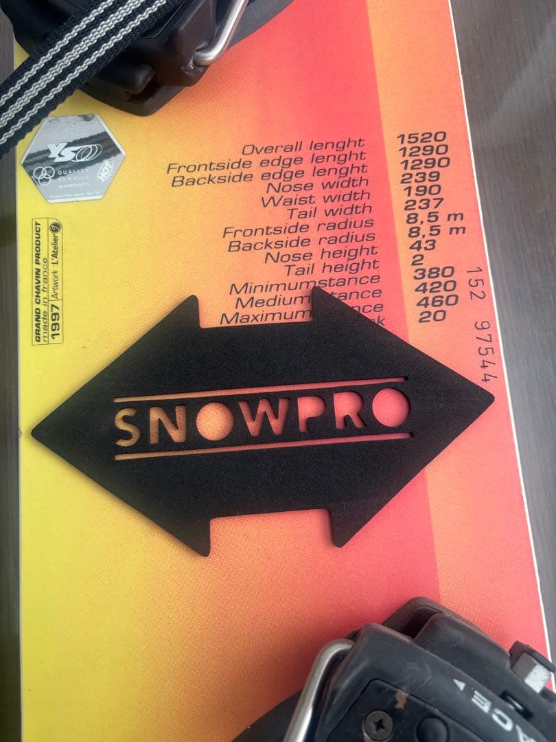 HOT LOGICAL アルペン スノーボード ビンディング、リーシュコード付き