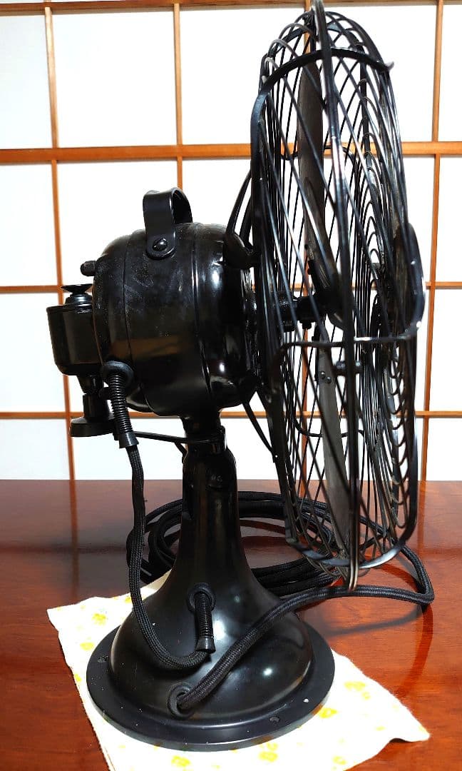 【美品】芝浦製作所 初期型扇風機 睡蓮 C-7032
