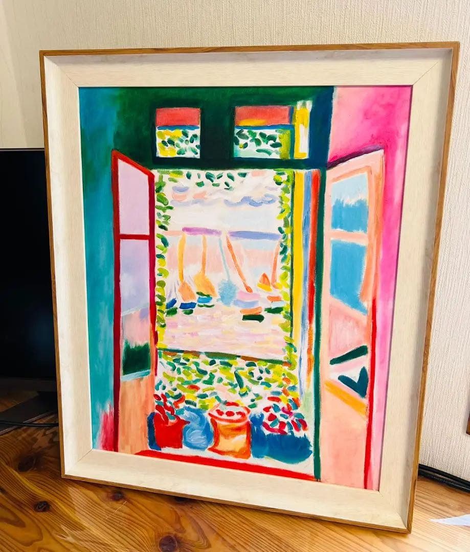 アンリ・マティス 油絵　世界名画 カラフル アート 油絵 原画 油彩画　模写