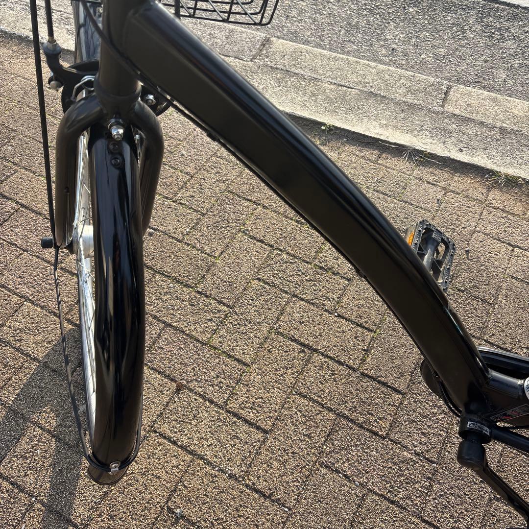 【直接の引き渡しのみ】27インチ　ブラックママチャリ