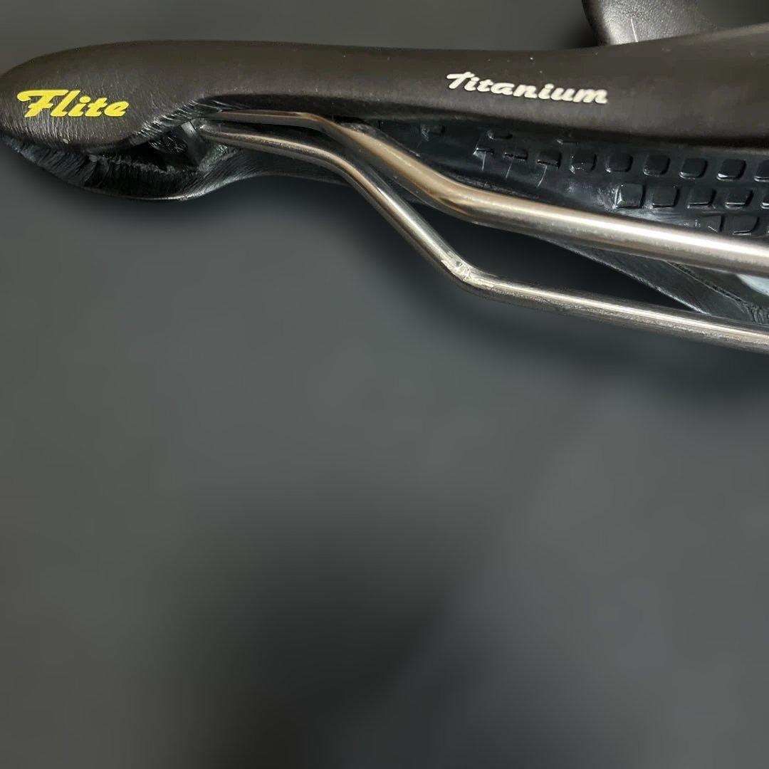 Selle Italia フライト1990チタンレール自転車サドル 黒