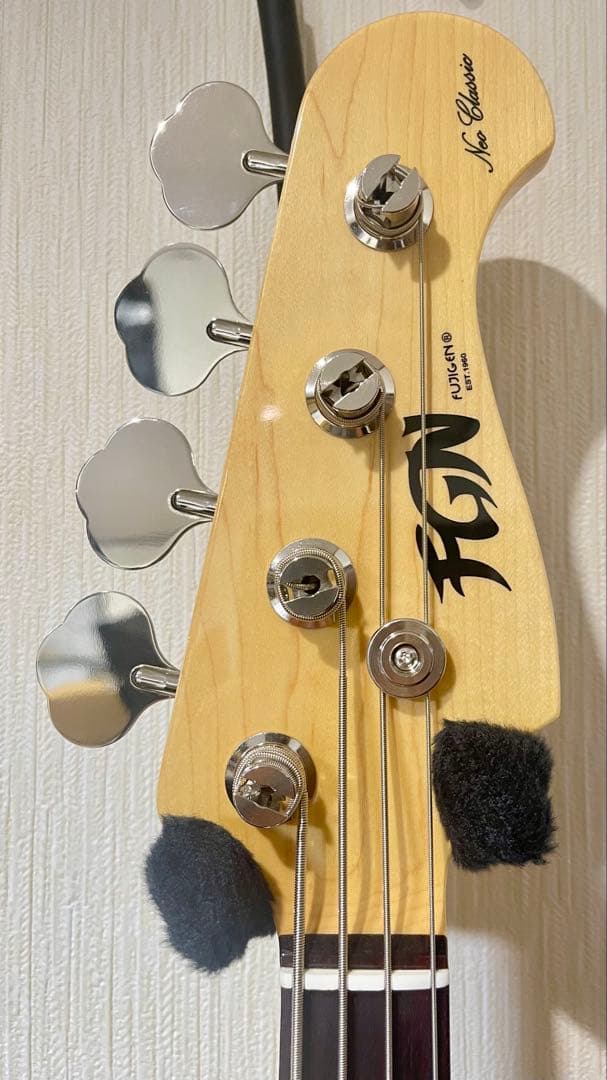 【美品】ラッカー塗装 Fujigen NJB200RAL Jazz Bass