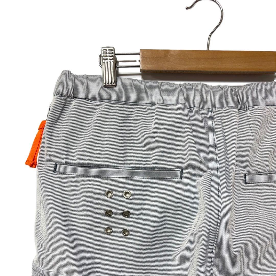 新品 ラッセルノ ゴルフ シアサッカー カーゴショーツ ネイビー M/L