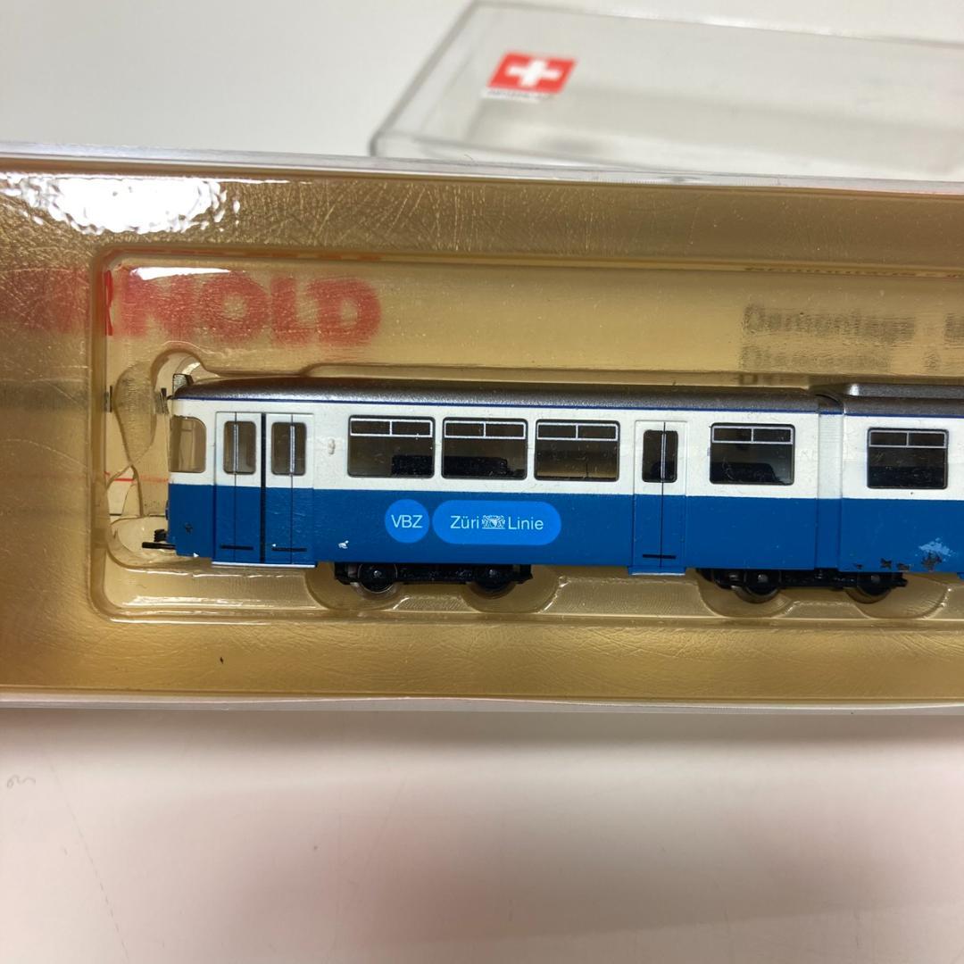 ▼ARNOLD　鉄道模型　Nゲージ　チューリッヒ市交通局　路面電車　アーノルド